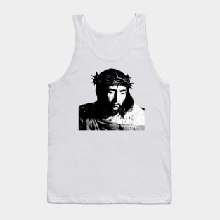 Jesus Christ and his suffering and holy face Tank Top